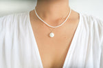 Coin Pearl Necklace